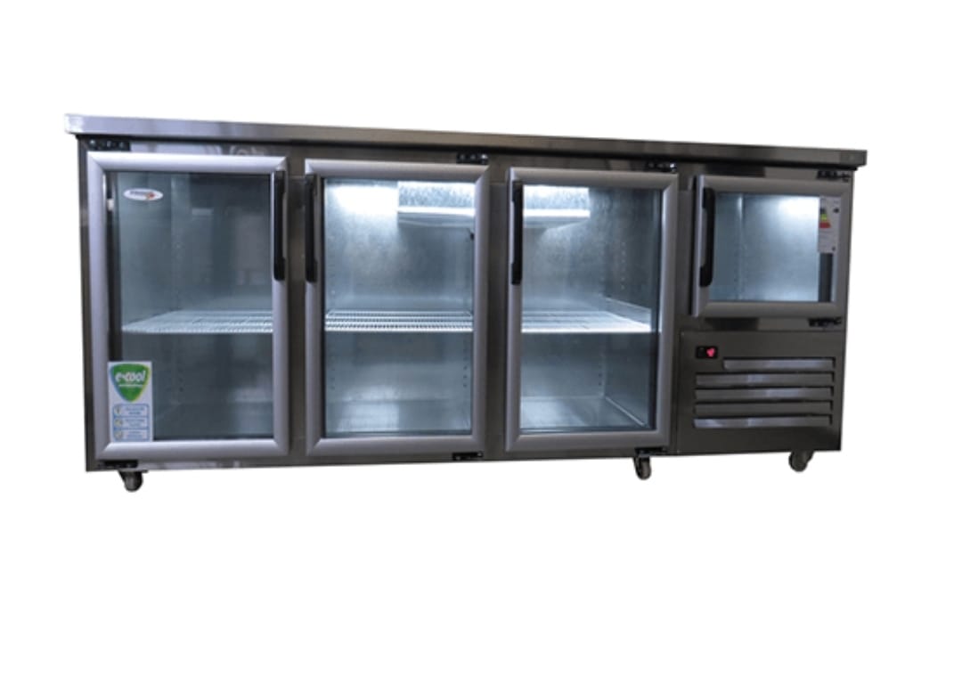 NEW Under Counter Bars Fridges 3.5 Glass Doors, for sale Catering