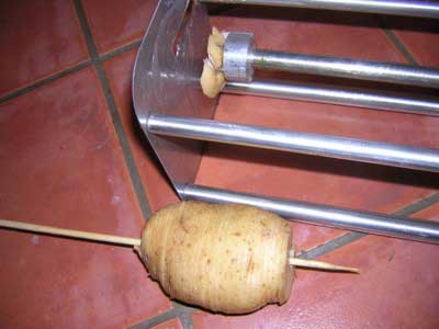 Photo: Potato Spiral done